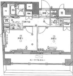 ルーブル高円寺伍番館の物件間取画像